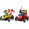 LEGO Pizza vs. Fire Truck Race Car Pack