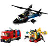 LEGO Helicopter, Fire Truck & Submarine Remix
