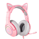 ONIKUMA K9 Cat Ears (Pink) Gaming slusalice