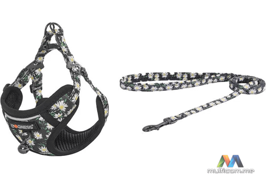 Dogness povodac i pojas set za macku (Cvjetni)