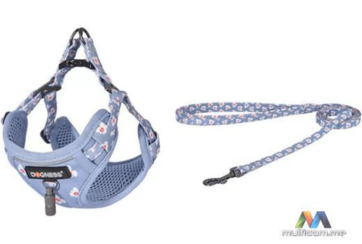 Dogness povodac i pojas set za mačku (plava)