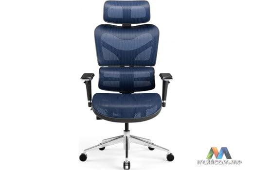 DIABLO V-COMMANDER (Black/Blue) kancelarijska stolica