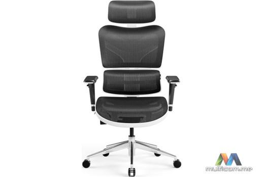 DIABLO V-COMMANDER Black-White kancelarijska stolica