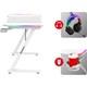 Huzaro Hero 3.3 White RGB gaming sto