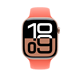 Apple 46mm Tangerine Sport Band M/L