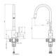 Quadron READY SMART (crna) sudopera