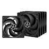 ARCTIC P12 PWM PST (Black) - 5 Pack