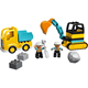 LEGO Truck and Tracked Excavator