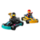 LEGO Go-Karts and Race Drivers