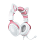 ONIKUMA X10 White/Pink/Cat Gaming slusalice