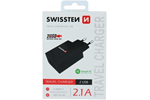 Swissten Travel charger 2x USB 2,1A