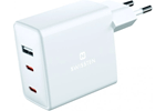SWISSTEN GaN 70W 2xUSB-C 1xUSB