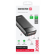 Swissten POWER LINE II BLACK 20000mAh powerbank 