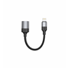 Swissten OTG Adapter Textile Lightning / USB-A 0,12 M Black