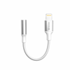 Swissten Textile Lightning / 3.5mm AUX 0,15 M White