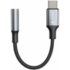 Swissten Textile USB-C / 3.5mm AUX 0,15 M Black
