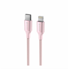 Swissten&nbsp;Textile II USB/Lightning 1.5m Pink