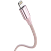 Swissten Textile II USB-C / Lightning 1.5m Pink