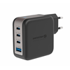 Swissten 100W GaN 3x USB-C + USB-A Travel Charger