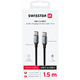 Swissten Textile II USB-C / USB-C 1.5m Black