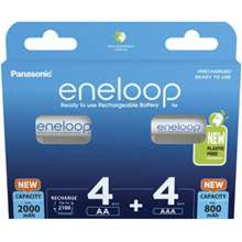 Panasonic ENELOOP 4x AA 2000mAh + 4x AAA 800mAh
