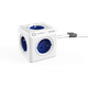 Allocacoc PowerCube Extended 1,5 m - blue