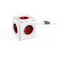 Allocacoc PowerCube Extended 1,5 m - red