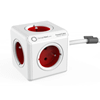 Allocacoc PowerCube Extended 1,5 m - red