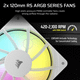 Corsair NAUTILUS 240 RS ARGB Black vodeno hlađenje