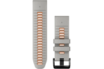Garmin QuickFit 26 Fog Grey/Ember Orange Silicone