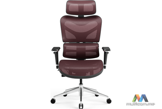 DIABLO V-COMMANDER (Black and Burgundy) kancelarijska stolica