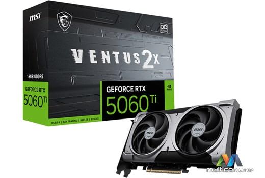 MSI RTX 5060 Ti 16G VENTUS 2X OC PLUS Graficka kartica