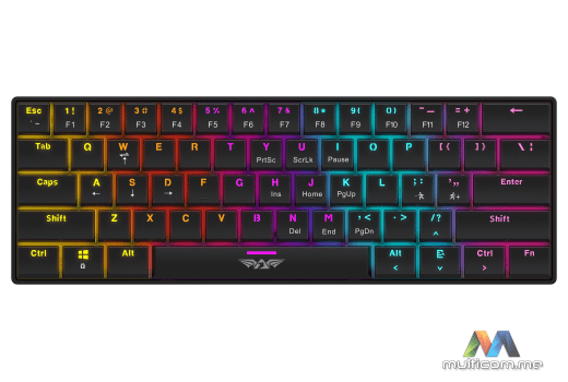 Armaggeddo SMK-1C Black Linear Gaming tastatura