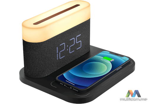 Moye Aurora Lamp with Clock and Wi-Fi Charger 0