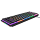 Rampage Rebel Black Gaming tastatura