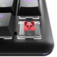 Rampage Rebel Black Gaming tastatura