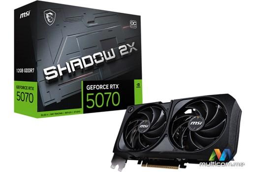 MSI RTX 5070 12G SHADOW 2X OC Graficka kartica