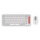 Logitech POP Icon Combo Off White / Orange
