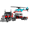 LEGO Flatbed Truck with Helicopter