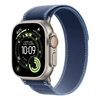 Apple Watch Ultra 3 Cellular 49mm Natural Titanium (Blue - Bright Blue Trail Loop) - M / L