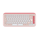 Logitech POP Icon Keys Off Rose tastatura