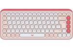 Logitech POP Icon Keys Off Rose tastatura
