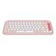 Logitech POP Icon Keys Off Rose tastatura