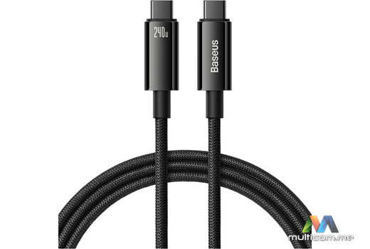 Baseus Tungsten Gold USB-C 2m Black