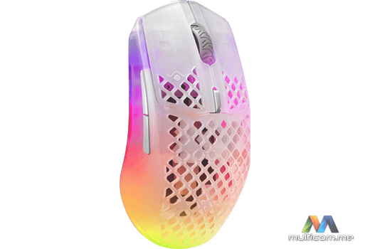 SteelSeries AEROX 3 Wireless Ghost Gaming mis