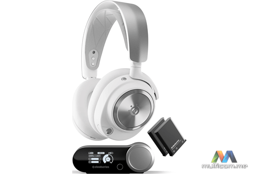 SteelSeries Arctis Nova Pro Wireless White Gaming slusalice
