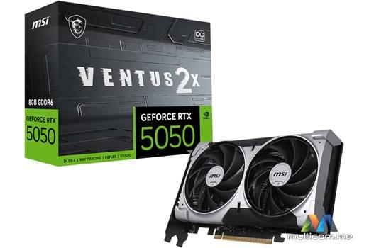 MSI GEFORCE RTX 5050 8G VENTUS 2X OC Graficka kartica