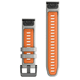 GARMIN QuickFit 22 Silikon maglovito siva/jarko narančasta