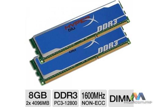 Kingston KHX1600C9D3B1K2/8GX memorija