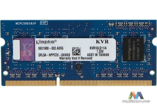 Kingston KVR16LS11/4 Memorija za laptop